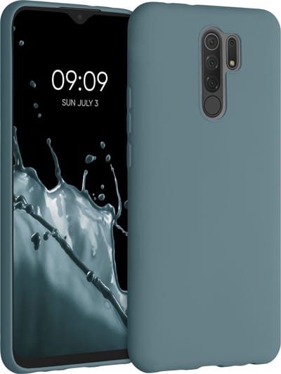 kwmobile telefoonhoesje geschikt voor Xiaomi Redmi 9 - Hoesje voor smartphone - Precisie camera uitsnede - In Arctische nacht