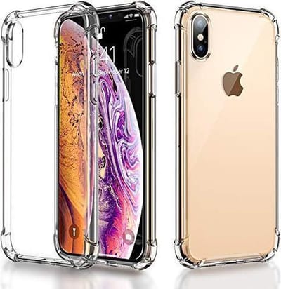 DrPhone TPU Hoesje met verstevigde randen - compatibel met iPhone XS Max - Siliconen Shock Bumper Case