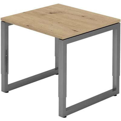REGO 8 G | Bureau - 80 x 80 Tafelhoogte I In hoogte verstelbaar Kleur/Grafiet