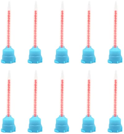 Set van 20 epoxy mengnozzles voor hars, statische mengnozzle en applicator voor druppellijm, 16-delige mengbuis
