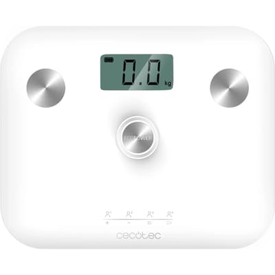 Digitale Personenweegschaal Cecotec ECOPOWER 10100 FULL HEALTHY LCD 180 kg Wit Glas