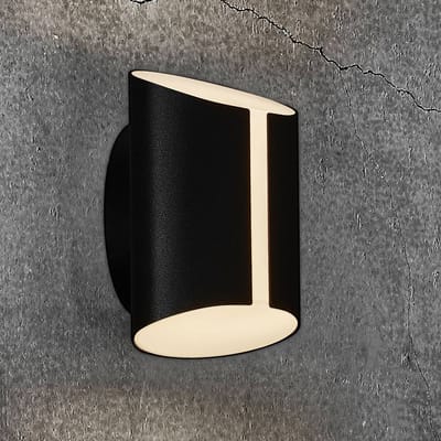 Nordlux LED buitenwandlamp Grip, CCT Smart Home, zwart