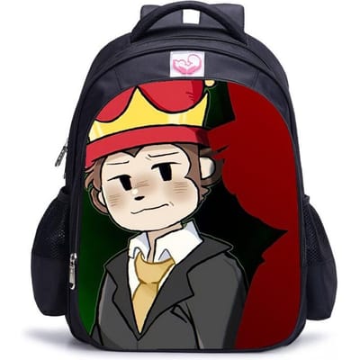 Steal A Brainrot Game Bedrukte Schooltas Game Fans Lichtgewicht Student Rugzak black-medium