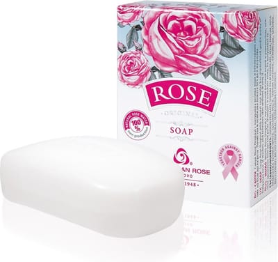 Soap Rose Original | 100 g | Verzorgende handzeep met 100% natuurlijk Bulgaars rozenwater