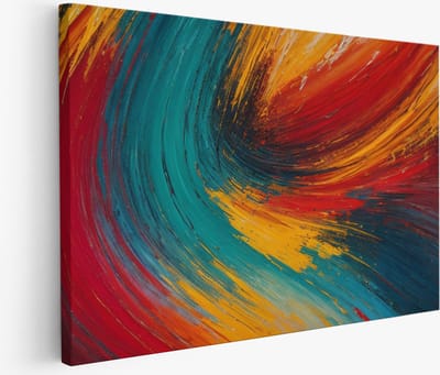 Saammp - Muurcirkel Hout - Strand - Duinen - Zee - Helmgras - Ø 80 - Wandcirkel - Wanddecoratie Cirkel - muurdecoratie Woonkamer - Slaapkamer decoratie - Rond Schilderij