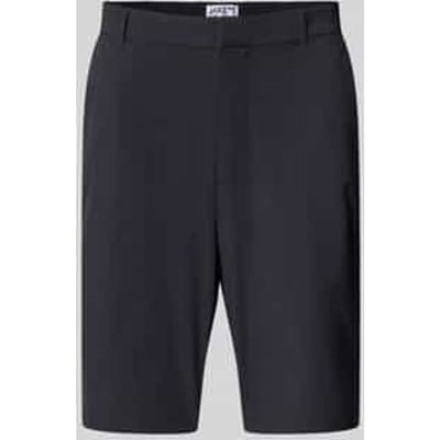 Korte regular fit broek met steekzakken