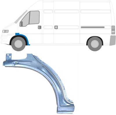 Reparatiepaneel voorste spatbord voor Citroen Jumper 1994-2006 / Links