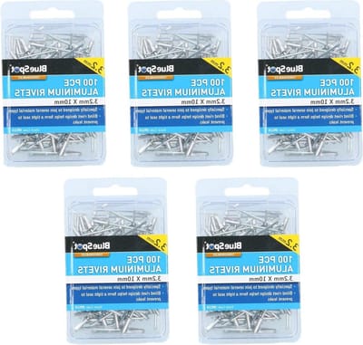 Aluminium Blindklinknagels - Popnagels Bevestiging - Plaatmetaal Verbinden - Waterdichte Afdichting - 3.2mm x 10mm - Aluminium