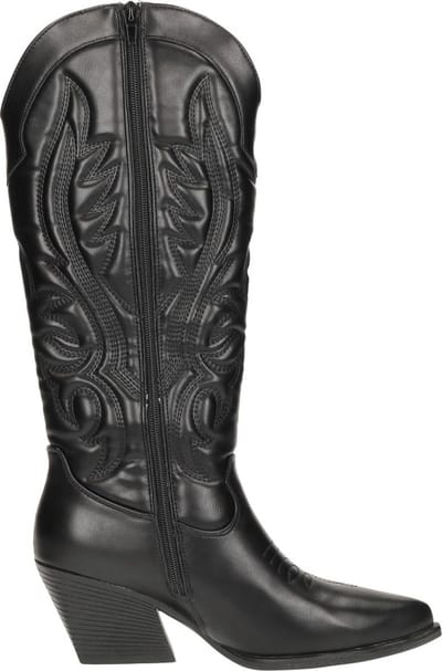 SUB55 Western boots Kuit Laarzen - Zwart - Maat 37