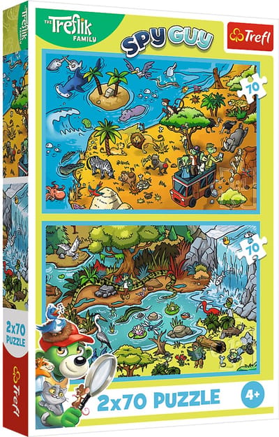 Trefl 34445, 70 stuk(s), Stripfiguren, 4 jaar