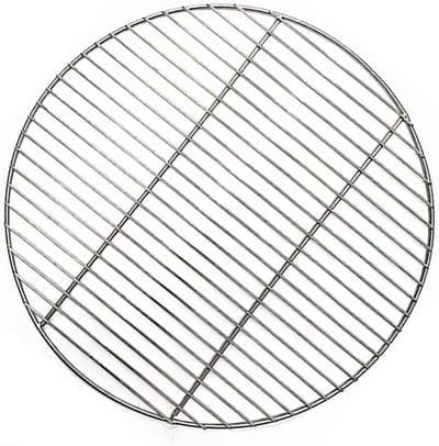 Rond roestvaststalen grillrooster BBQ net voor houtskool barbecue 30 cm