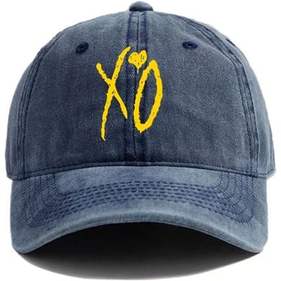 Xo The Weeknd Baseballpet Verweerde Petten Pet Mannen Retro Buiten Zomer Verstelbaar Papa Hoed Mode Adjustable blue