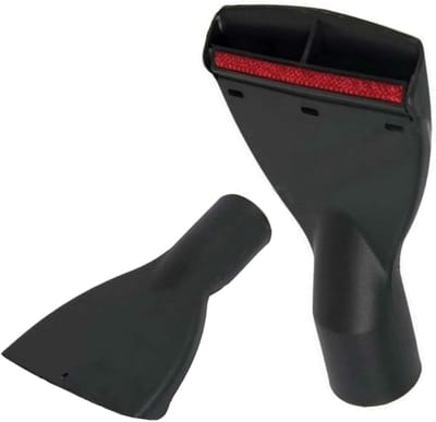 Stofzuiger Mondstuk - Meubelborstel Bekledingsborstel - Meubels Reinigen - Sterke Draadlifter - 32/35 mm - Zwart/Rood