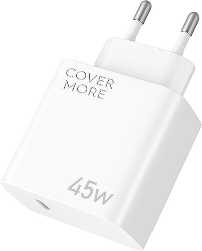 45w usb C power adapter - Usb C oplader - Snellader - Quick charger - Met super fast charge - Voor smartphone, tablet, laptop snel opladen - Wit