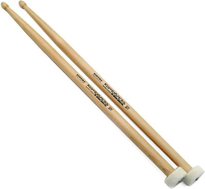 Rohema Combo Sticks 5C White Felt Disc 30mm - Accessoire voor drum