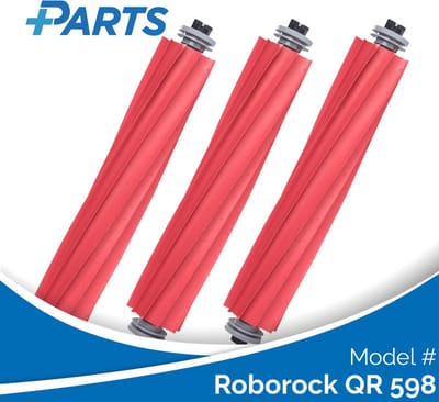 Roborock QR 598 Borstels (3 Stuks, Plus.Parts® alternatief voor 8.02.0079)