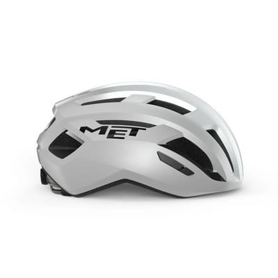 MET Vinci MIPS Fietshelm Mannen & Vrouwen – Wielerhelm Racefiets Volwassenen – Trekking – Maat S (52-56cm) – White Silver Glossy (Wit)