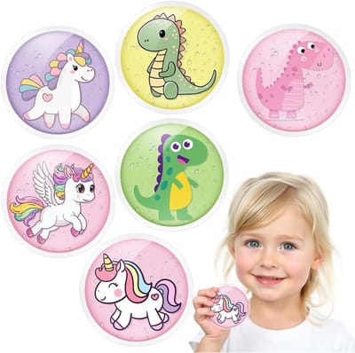 Thijox - 6 Stuks Koelpads - Herbruikbare Koelpacks voor Kinderen - Niet-Giftig en Veilig - 7 cm - Perfect voor Feesten, Camping en Tuin