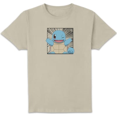Pokémon Pokédex Squirtle #0007 Men's T-Shirt - Cream - L
