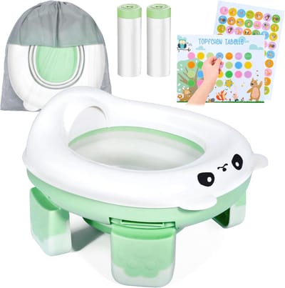 Vouwtoilet voor Kinderen - Klaptoilet in Groen