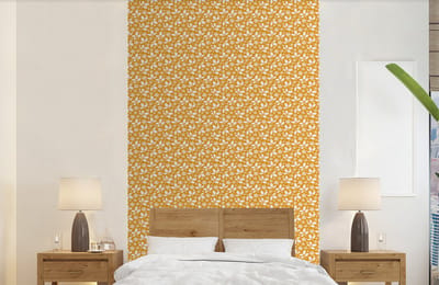 Behang - Fotobehang Patronen - Bladeren - Bloemen - Breedte 150 cm x hoogte 240 cm