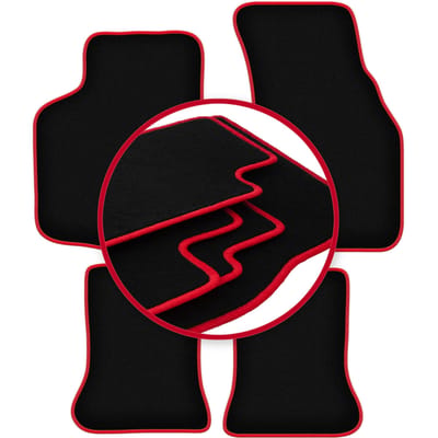 CARLUX-RED automatten voor: Volkswagen Golf I cabrio (1979-1993)