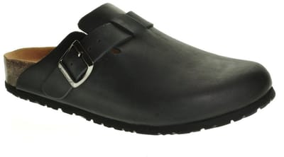 Bionatura Clogs Zwart Leder maat 36