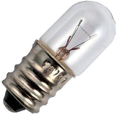 Signaallamp E12 12V 2W - 166 mAh - Per stuk - T13 Gloeilamp Ø13mm - 33mm - 2500K - Dimbaar