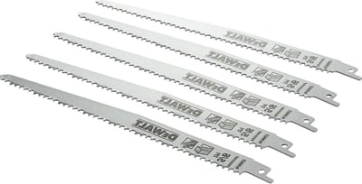 Reciprozaagblad HCS lengte 240 mm - tandafstand 5-65 mm voor grof en snel snijden in hout - DT2352-QZ