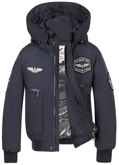 Versano Levi Jongens Pilotenjack Winterjas 02 Maat 86 t/m Maat 92 - Donkerblauw