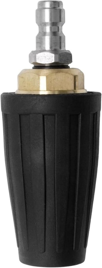 Dailygoods- Turbo-mondstuk 360° rotatie - Hogedrukreiniger - 4000 psi - 1/4 inch snelaansluiting - Keramische kern - Geschikt voor gevels en tegels