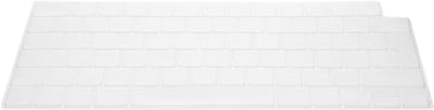 kwmobile siliconen toetsenbordbeschermer QWERTY (Russisch) geschikt voor Apple Macbook Air 15 M3 2024 A3114 - Keyboard cover in transparant