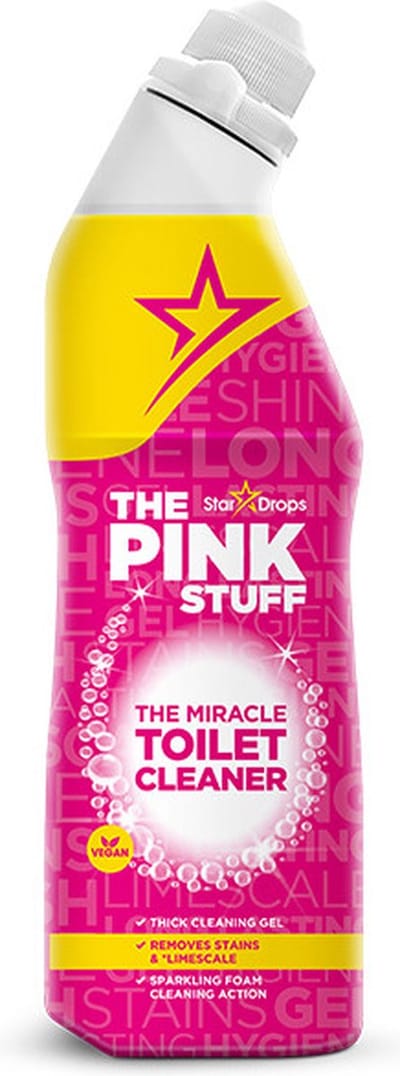 The Pink Stuff Toiletreiniger - Roze / Wit - Kunststof - 750 ml - Set van 2 - Schoonmaken - Reinigen