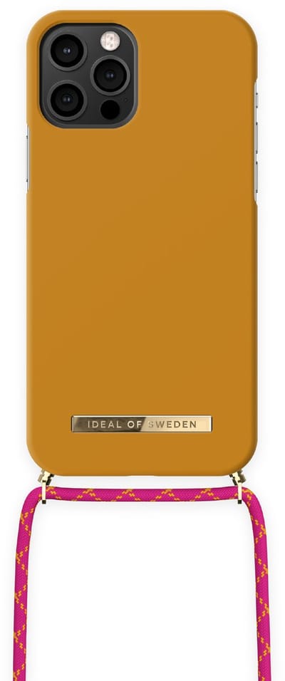 ideal of sweden ordinary phone necklace case geschikt voor Apple iphone 12/12 pro ochre yellow