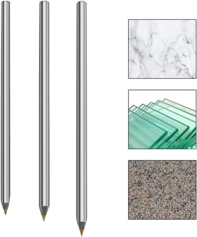 Legering Krassen Pen - Metaal Marker - Precisie Markeren - Koolstofpunt - 3 Stuks - Zilver
