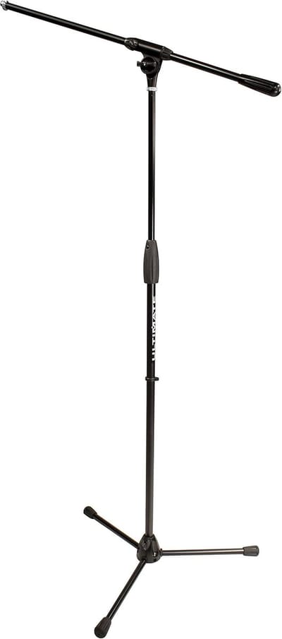 Microfoonstandaard - Muziekstandaard - Podiumoptredens - Robuust Statief - 106-160cm - Zwart