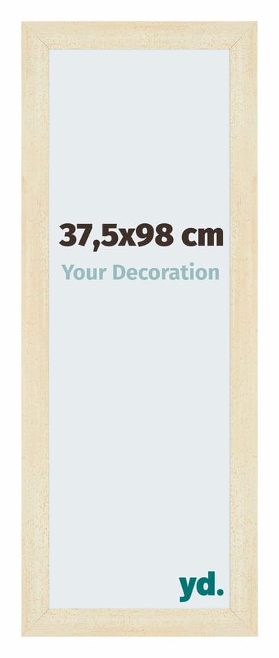 Your Decoration - Puzzellijst 37,5x98 cm - Zand Geveegd - Puzzellijst 1500-2000 stukjes - MDF Fotolijst - Mura