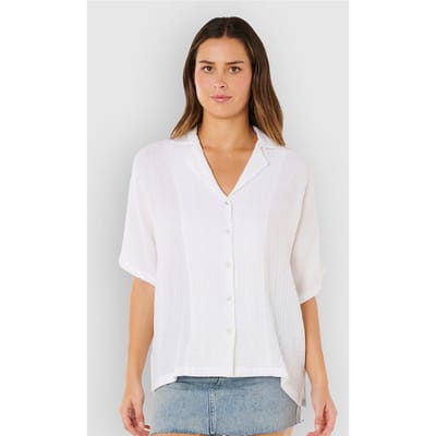 Rip Curl Premium Surf S/S Shirt - White