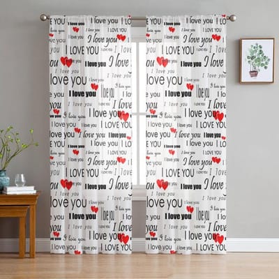 Schattige Kitten Illustratie Kleurrijke Vitrage Gordijnen Voor Meisjes Kinderkamer Keukenraam Gordijnen Gordijn Huisdecoratie 135W x 114H(cm)