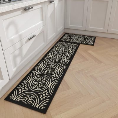 Luxe Keukenvloermat Huishoudelijk Absorberend, Oliebestendig, Vuilafstotend, Afveegbaar, Wasbaar Gevlochten Voetmat Entree Deurmat Polypropyleen Tapijt 45X150CM