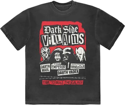 Disney Star Wars - Dark Side Villains Heren T-shirt - S - Zwart