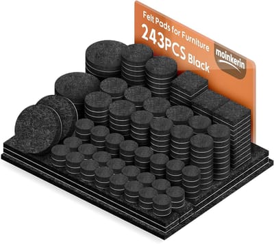 Zelfklevende Viltdoppen 243 Stuks - Diverse Maten en Kleuren