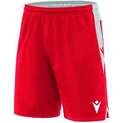 Macron Tempel Short Heren - Rood / Wit | Maat: M