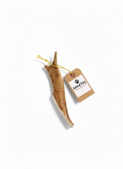 Damhert Gewei voor Hond - Natuurlijke Hondensnack - Hypoallergeen - Animalking - Kauwbotten Hond - Hondenbot - XL 80 tot 120 Gram