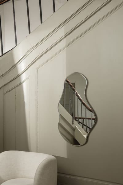 Ferm Living Pond Spiegel - groot - chroom