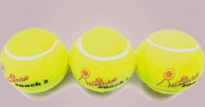 4 blikken van 3 stuks (12 ballen) - Racketclub Coach2 tennisballen training / ballenmachine