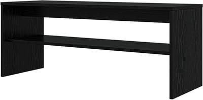 TV-kast - Mediabed - Woonkamer Organiseren - Modern Rechthoekig - 100 x 35 x 40 cm - Zwart Eiken