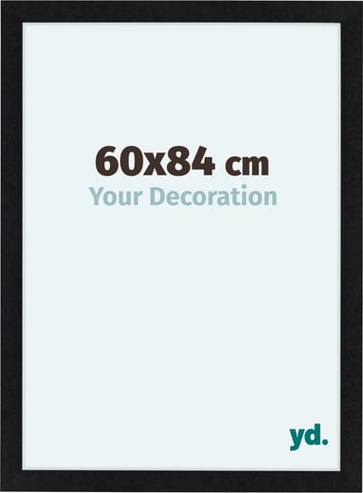 Your Decoration - Fotolijst 60x84 cm - MDF - Zwart Mat - Como