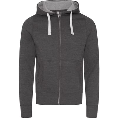 Just Hoods Chunky Zoodie JH052 - Charcoal (Heather) - L