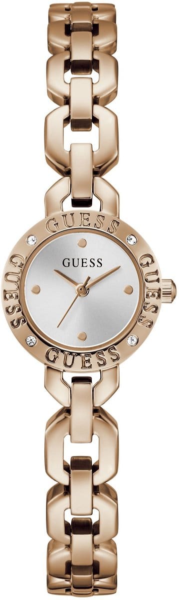 Guess Siren Analoog Quartzhorloge Roségoudkleurig Kast Gemaakt Van 100% Roestvrij Staal En Een Band Van 100% Roestvrij Staal 23 GW1019L1, GW1019L2, GW1019L3, GW1019L4, GW1019L7